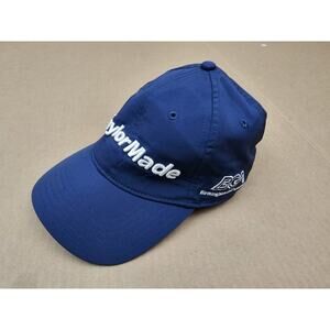 Taylor Made Blue Golf Cap Hat One Size Fits All Adjustable